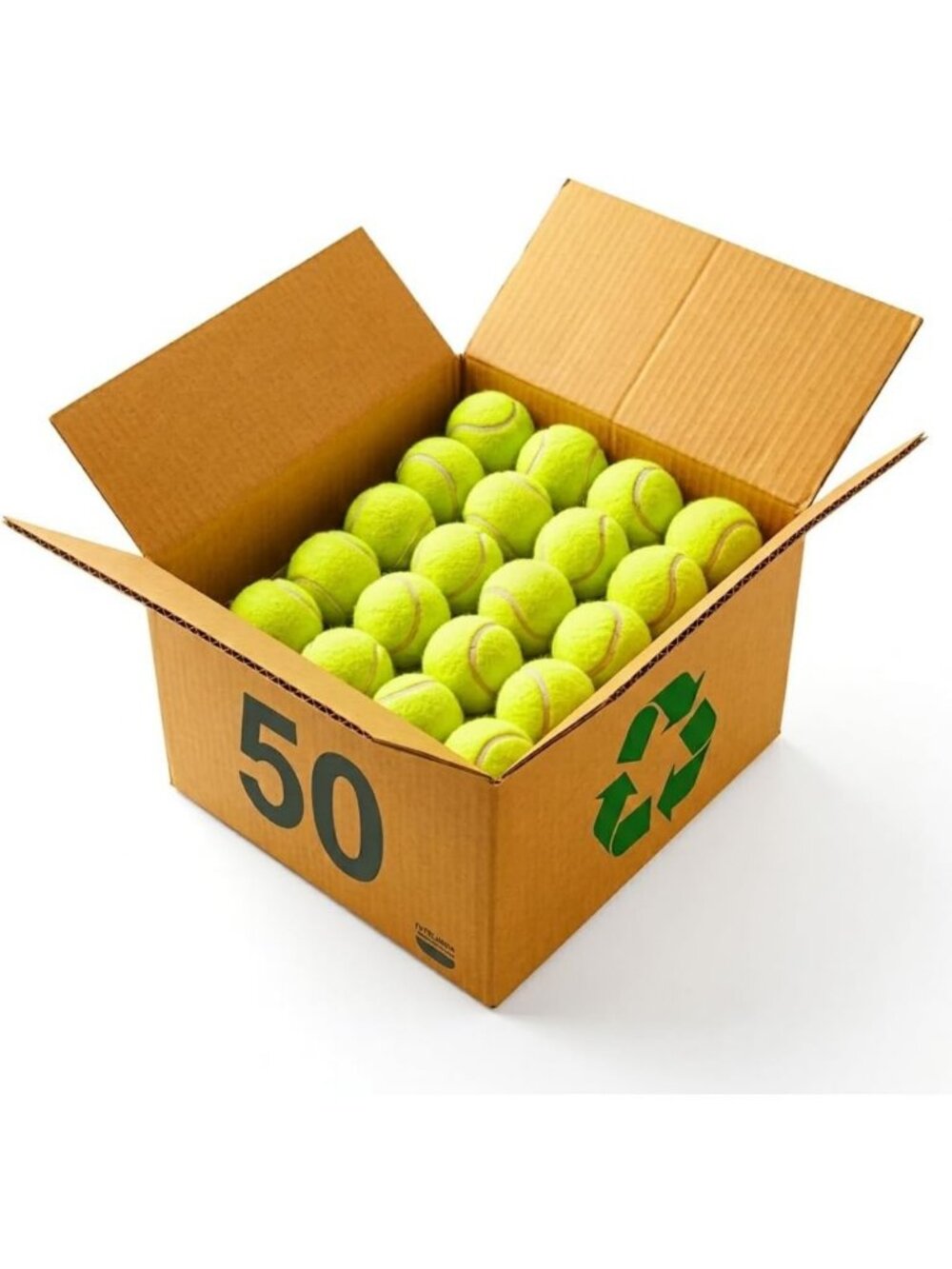 High-Durable Tennis Balls Bulk Pack - Pressure Bouncing, Official Size for Dogs